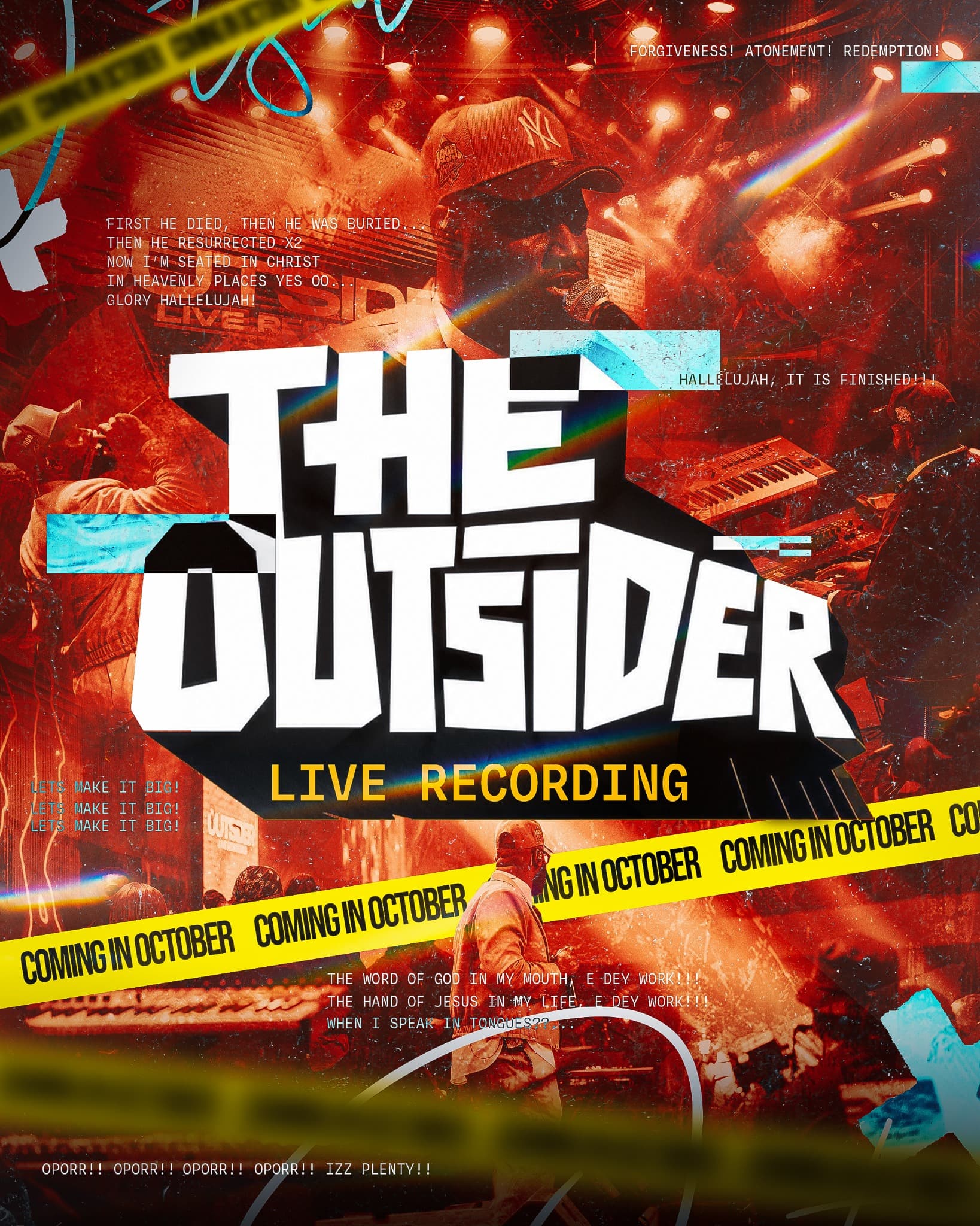 The Outsider — live recording poster